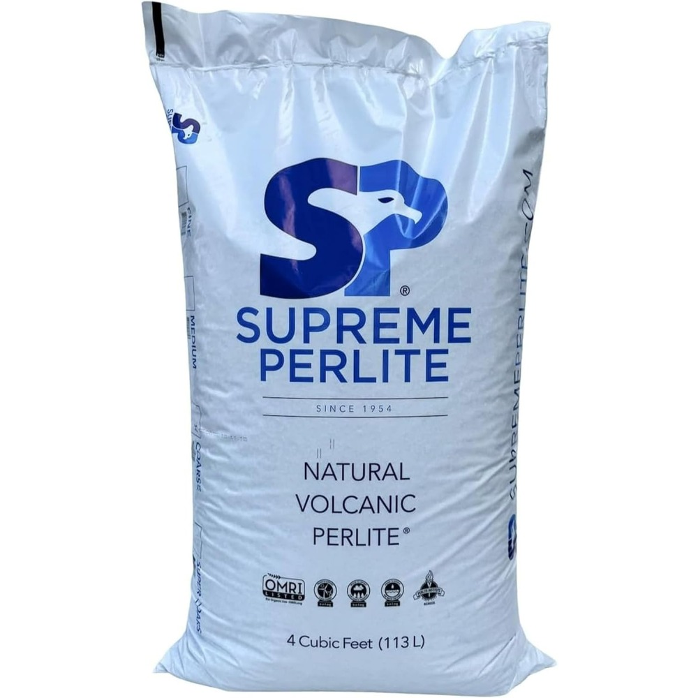 Horticulture Soil Perlite - Supreme パーライト 粗粒園芸用パーライト 4立方フィート、土壌エアレーションポッティングミックス、屋内および屋外植物用の天然栽培培地