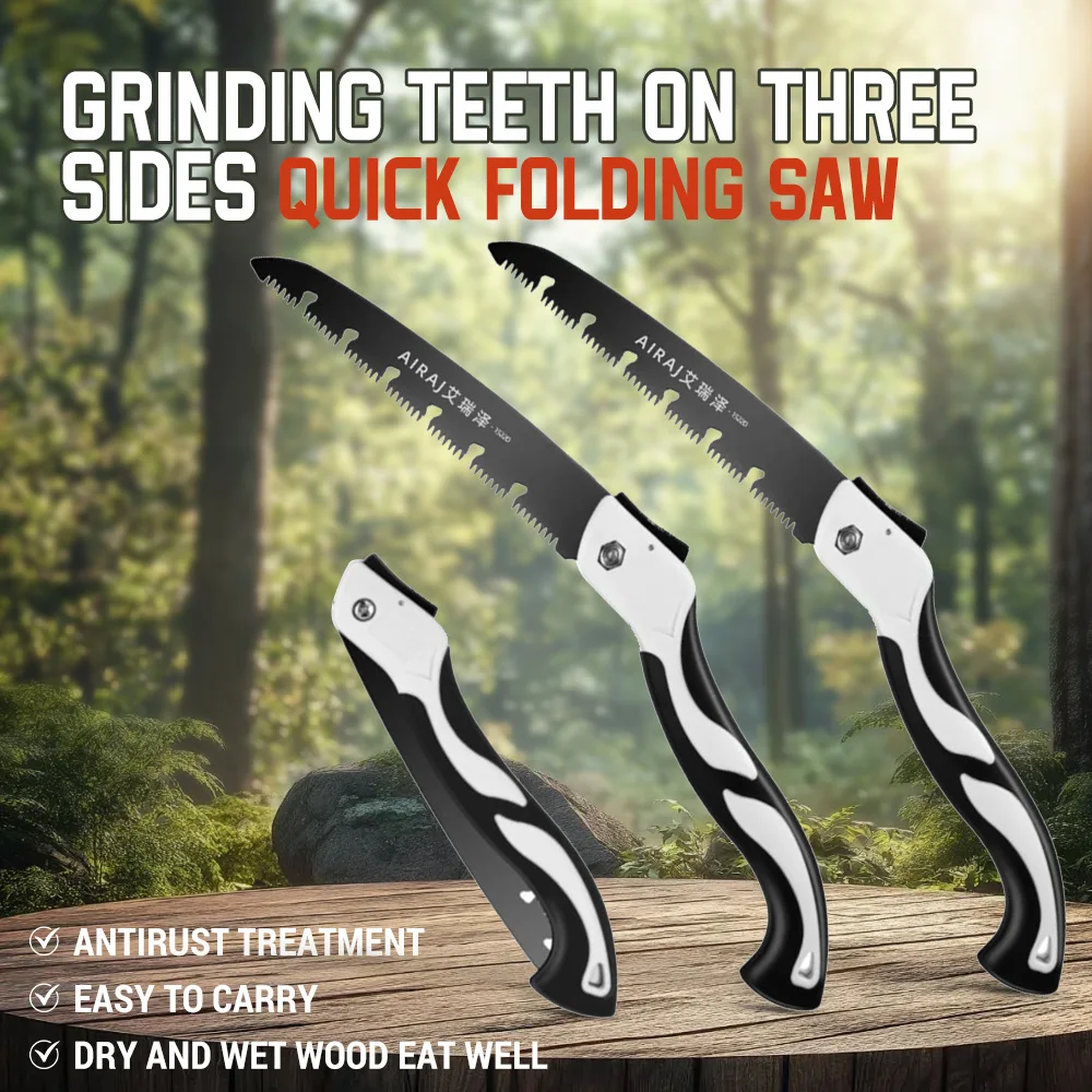 Garden Hand Trowel - 折りたたみハンドソー多機能屋外伐採鋸木工折りたたみポータブルソー庭剪定用園芸工具木用