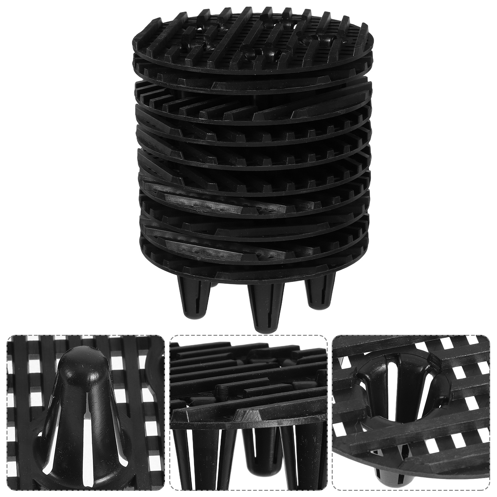 Gardening Tools Heavy Duty - パティオフラワーポットスタンド 10個入り 頑丈なプラスチック製足 高さ調節可能 ガーデン植物用 デッキプロテクター
