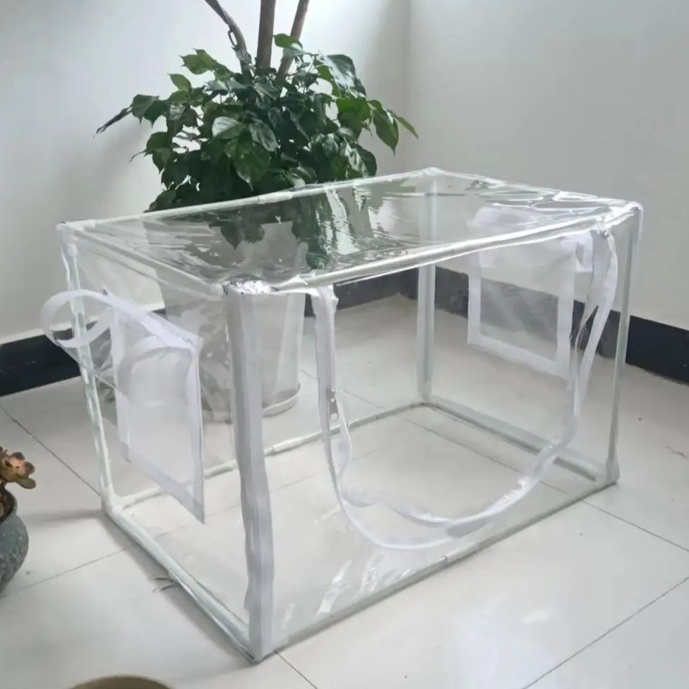 Outdoor Planting Bag - 鉢植えや栽培バッグ用のコンパクトな屋内/屋外温室 - 省スペース、持ち運び可能、バルコニー、パティオ、部屋に最適