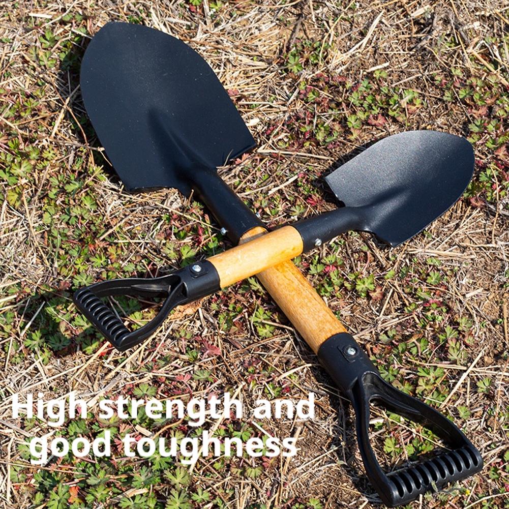 Gardening Tools For 8 Year Olds - 36 センチメートルガーデンシャベル木製ハンドル付きステンレス鋼ミニ植栽掘削実用ツール花野菜子供大人のおもちゃ