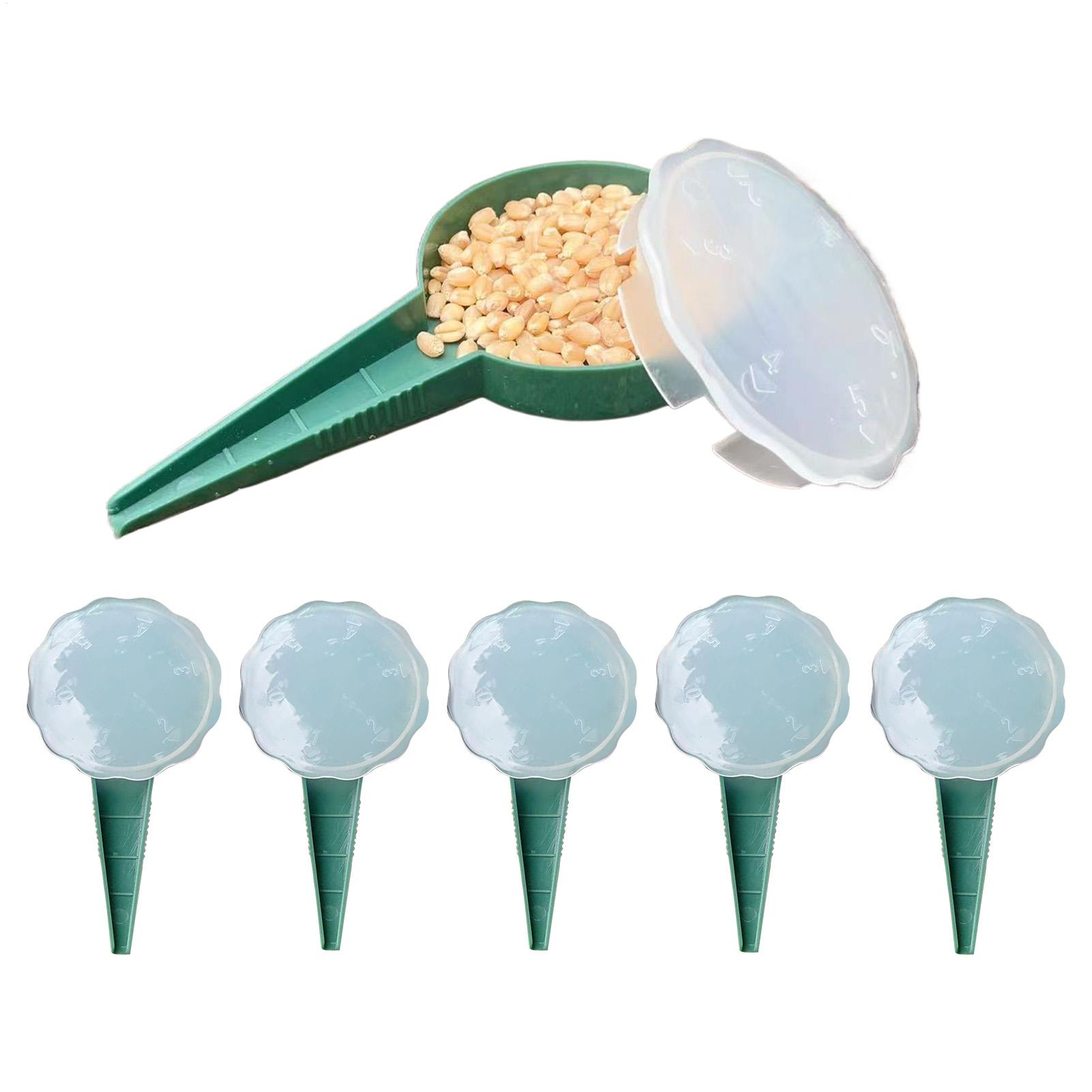 Gardening Tools Women - 手動種子散布機 5段階調整可能なハンドプランター 庭の花野菜播種機 芝生農場パティオ裏庭屋外用ツール