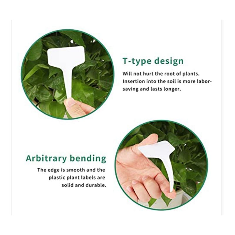 Gardening Tools Names - RANA 植物ラベル 300枚 4インチ プラスチック製 植物名札