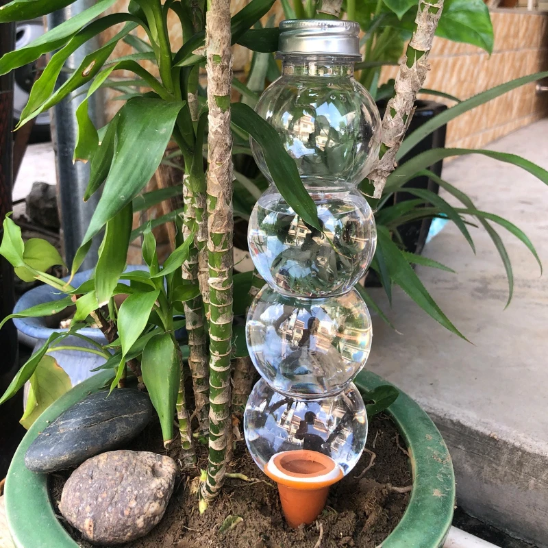 Gardening Tools Kit For Home Garden - 1/3/5個入り クリエイティブ自動給水装置 植物散水器 自動給水 家庭用園芸ツール 室内および屋外植物用