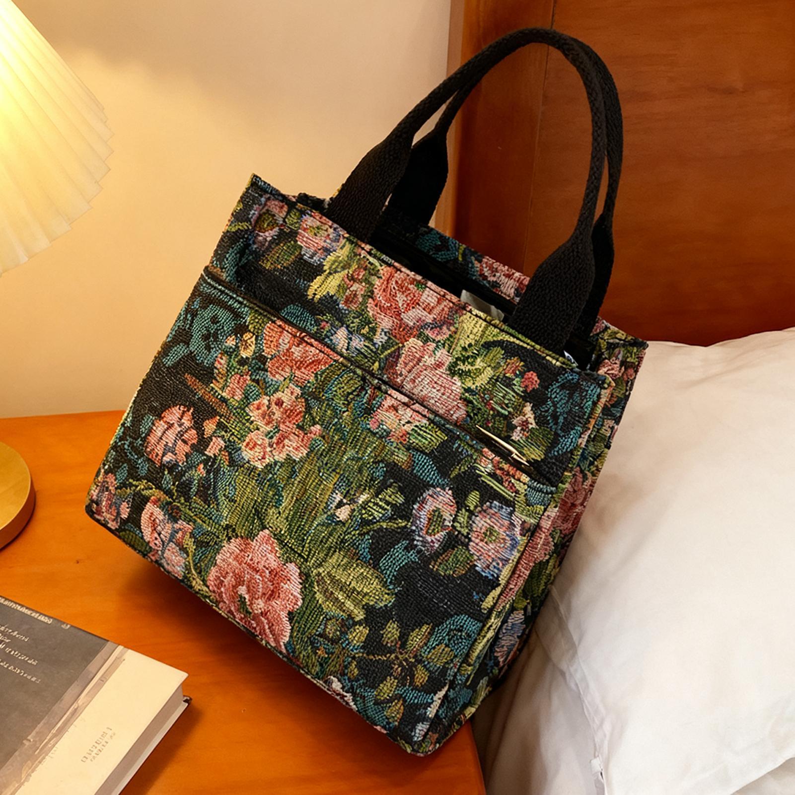 断熱ランチバッグ 花柄 防水 ホルダー ランチトートバッグ  - Outdoor Planting Bag のレビューと価格