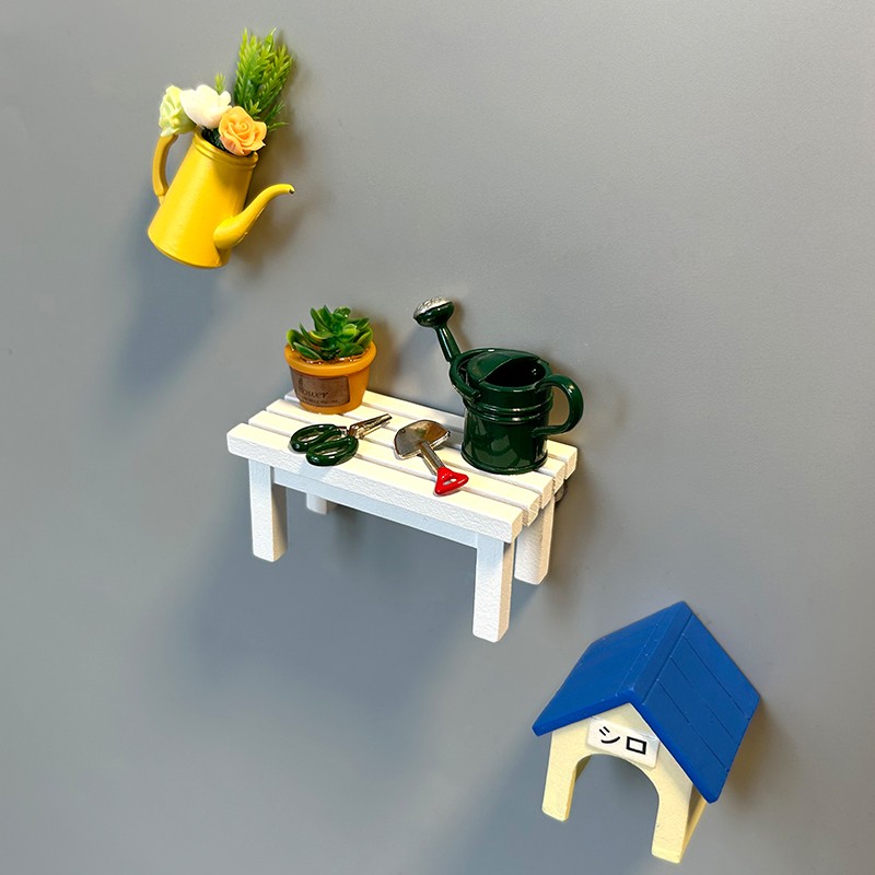 3Dテーブルガーデニングツール装飾冷蔵庫ステッカー磁気北欧冷 - Gardening Tools For 8 Year Olds のレビューと価格