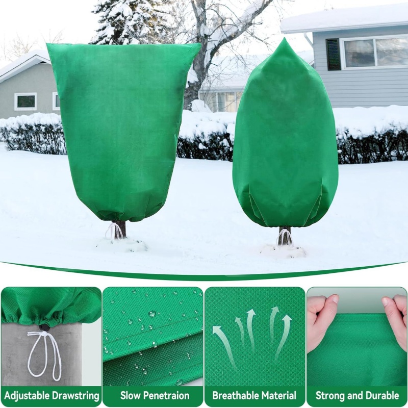 冬用植物カバー、低木植物保護、耐寒性屋外鉢植え用霜よけバッグ - Outdoor Planting Bag のレビューと価格