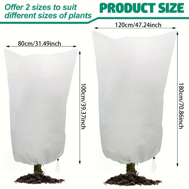 冬用植物カバー、低木植物保護、耐寒性屋外鉢植え用霜よけバッグ - Outdoor Planting Bag のレビューと価格