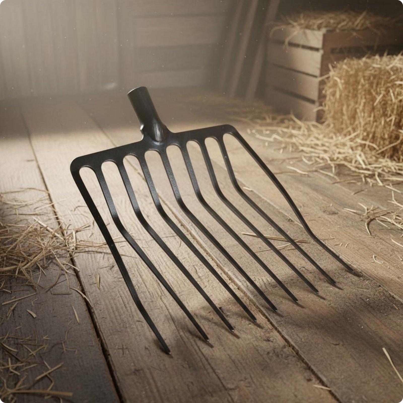 マンガン鋼製農業用フォーク、頑丈な園芸用具、多爪式農場用フォ - Gardening Tools Heavy Duty のレビューと価格