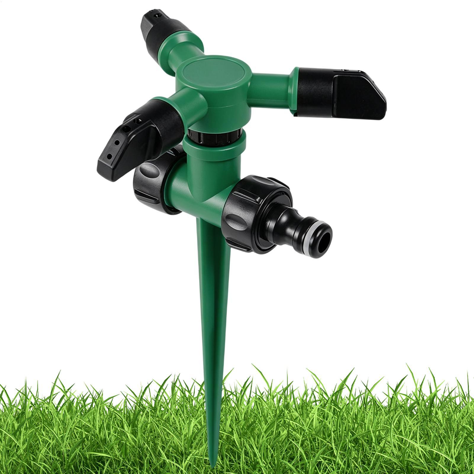 自動回転式散水器 庭の芝生灌漑用 360度ヤードカバー散水器 - Gardening Tools For Women のレビューと価格