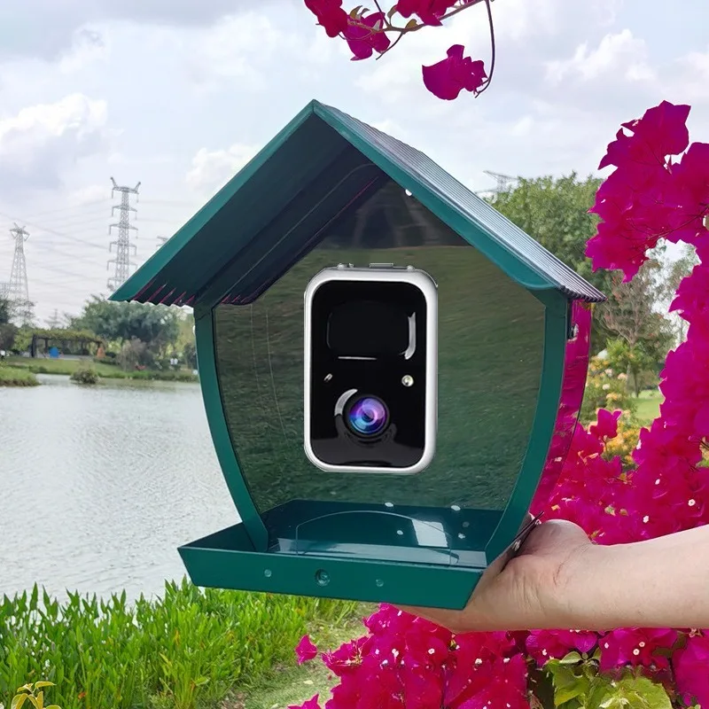 AI搭載カメラ付き屋外ガーデン用インテリジェントバードフィー - Gardening Tools With Definition のレビューと価格