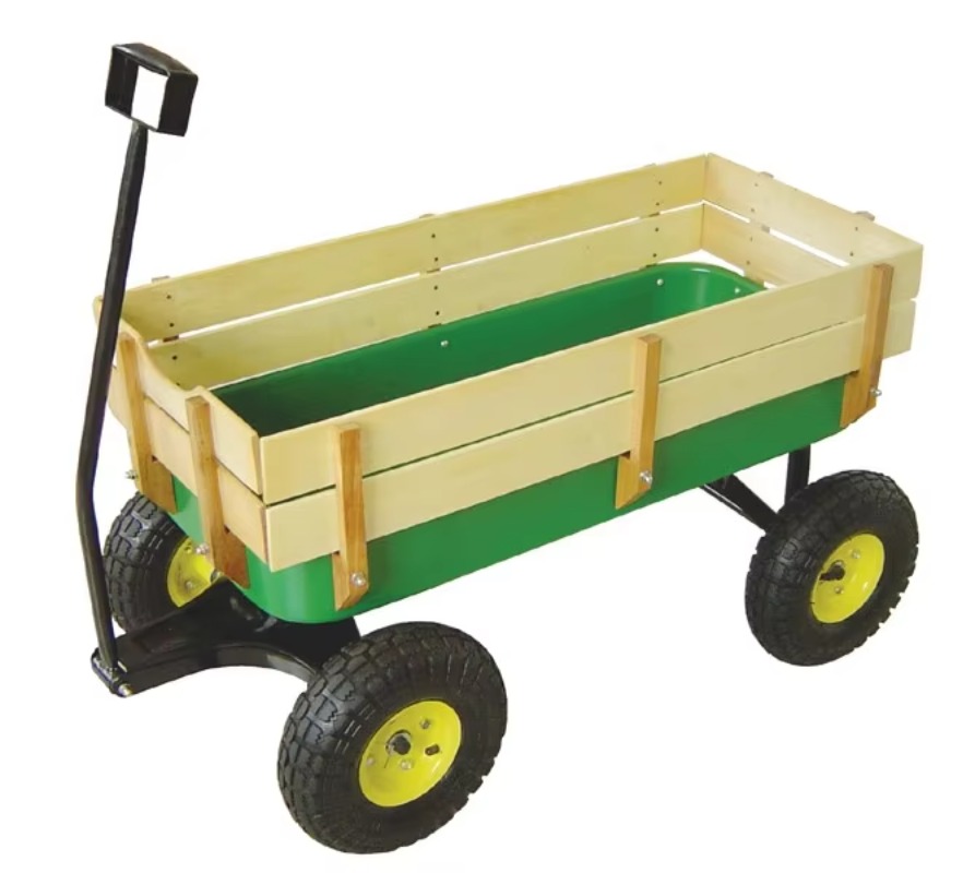 高品質ヘビーデューティーガーデンツールカートビーチ木製折りた - Quality Gardening Tools For Kids のレビューと価格