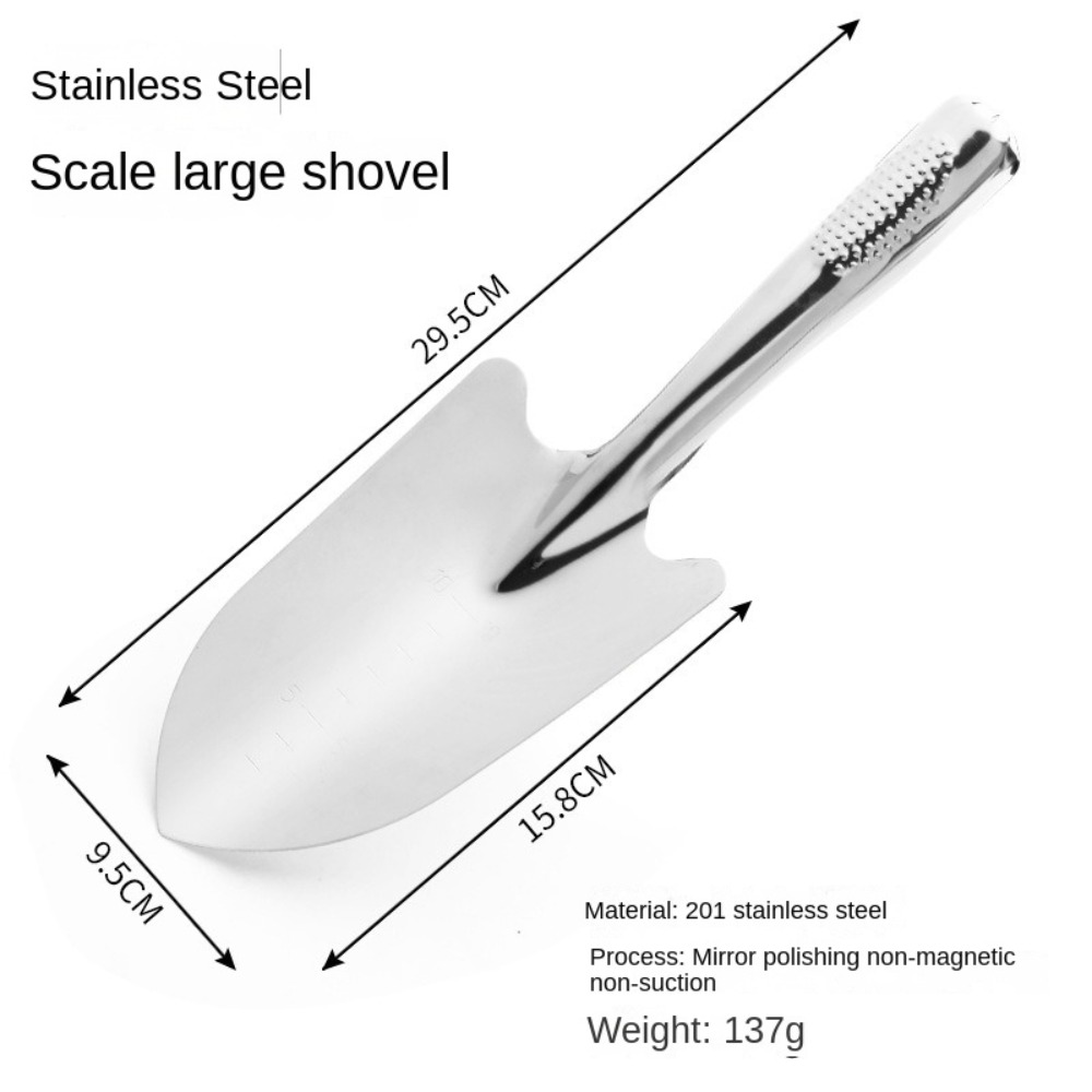 使いやすいステンレス製ガーデンツール、頑丈な人間工学に基づい - Garden Hand Trowel のレビューと価格