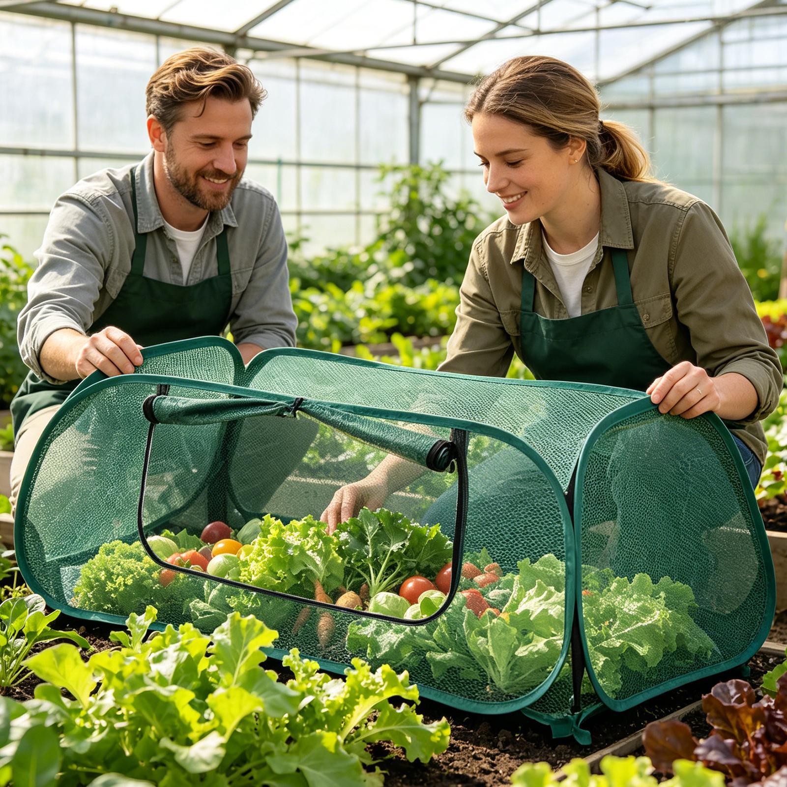 ポップアップ式ガーデンメッシュ植物カバー、持ち運び可能なネッ - Outdoor Planting Bag のレビューと価格