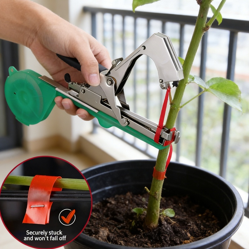 園芸植物の枝結束機、野菜用テープ、家庭菜園の苗や蔓の結束ツー - Gardening Tools Kit For Home Garden のレビューと価格