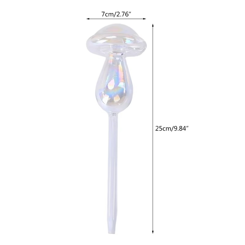 1/2 個ガラスストロー自動植物散水電球自己散水キノコ水装置 - Gardening Tools Kit For Home Garden のレビューと価格