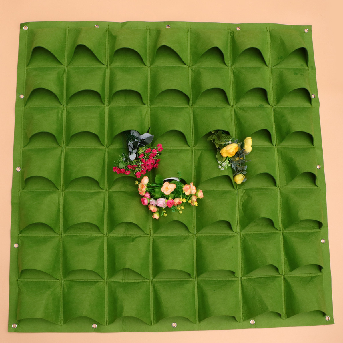 12ポケット縦型壁掛けフェルト植栽バッグ、屋内外庭園用、省ス - Outdoor Planting Bag のレビューと価格