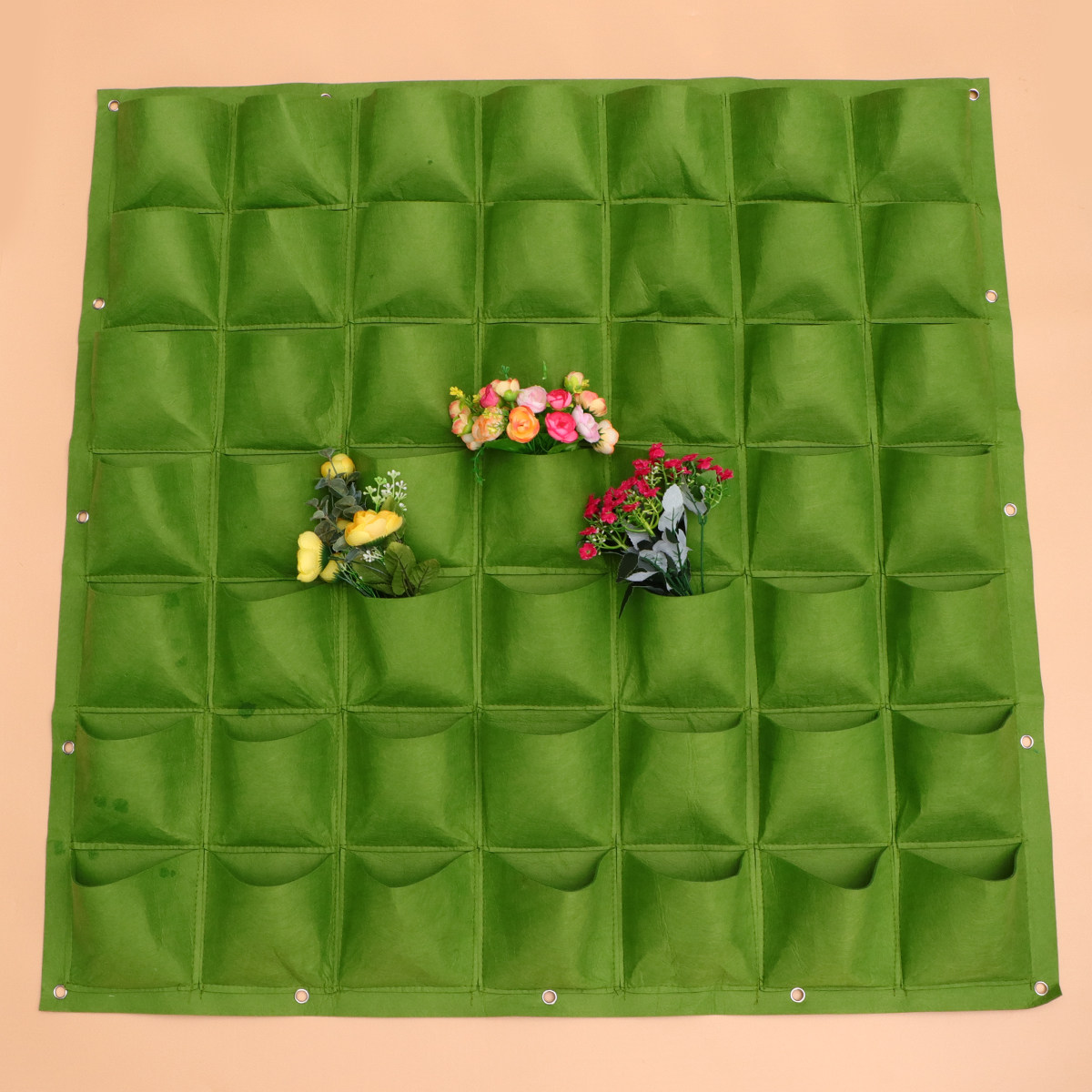 12ポケット縦型壁掛けフェルト植栽バッグ、屋内外庭園用、省ス - Outdoor Planting Bag のレビューと価格