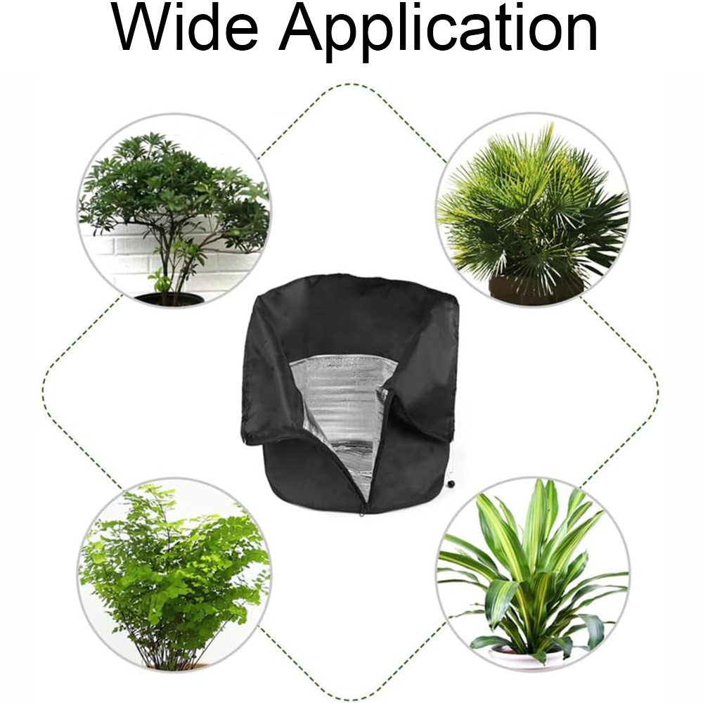 冬の植物カバー霜よけバッグ屋外庭園低木樹木鉢植え植物保護オッ - Outdoor Planting Bag のレビューと価格