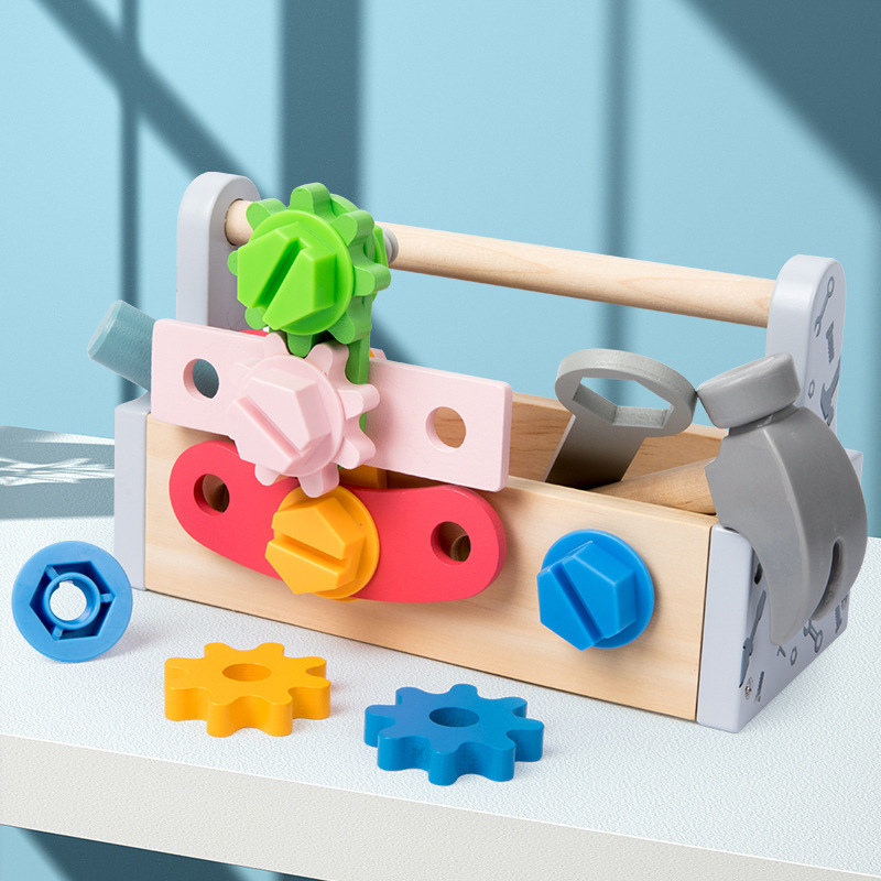 子供ツールボックス木のおもちゃごっこ遊びセットナット分解ネジ - Gardening Tools For 8 Year Olds のレビューと価格
