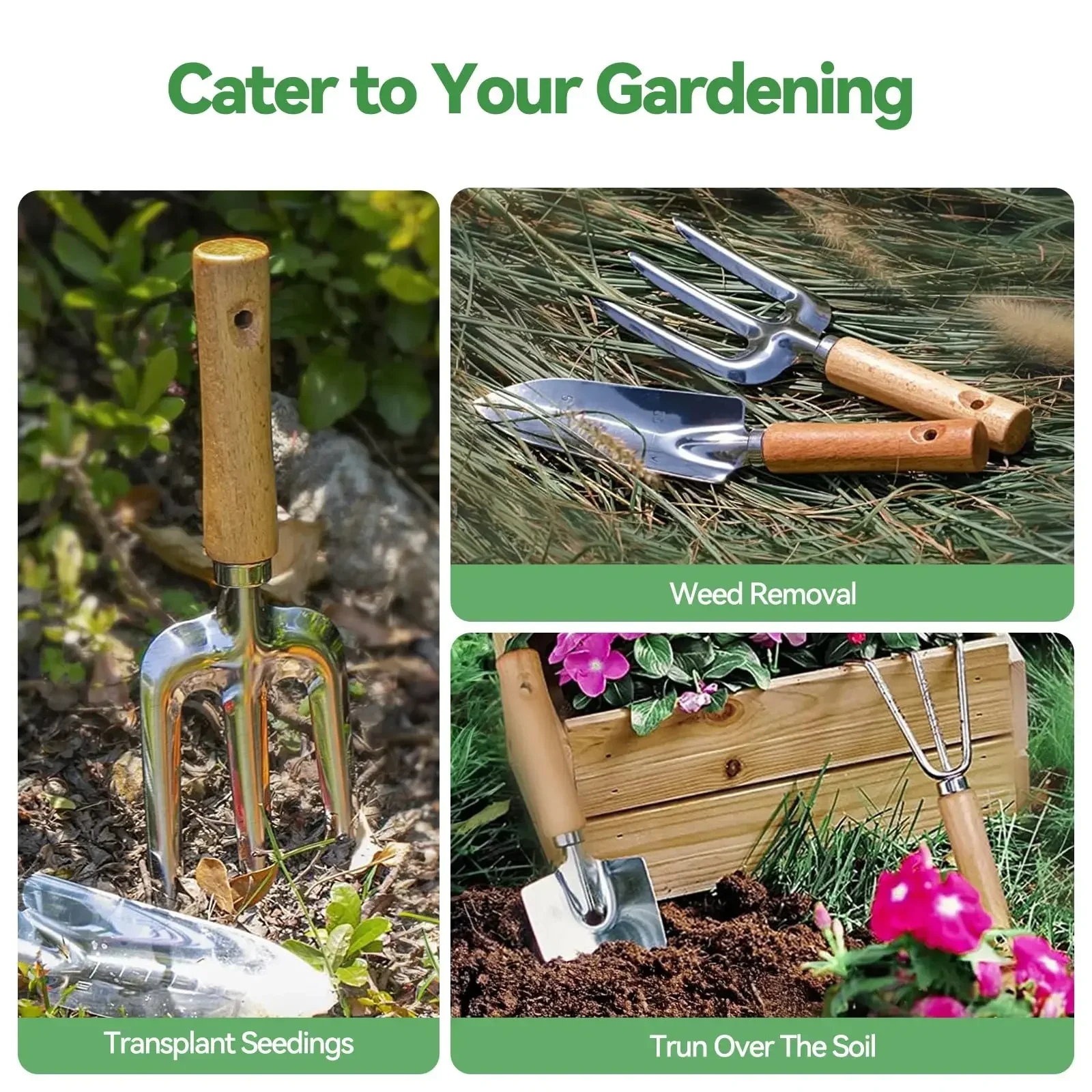 頑丈なガーデニングハンドツール、耐久性のあるオーガナイザーハ - Gardening Tools For Women のレビューと価格
