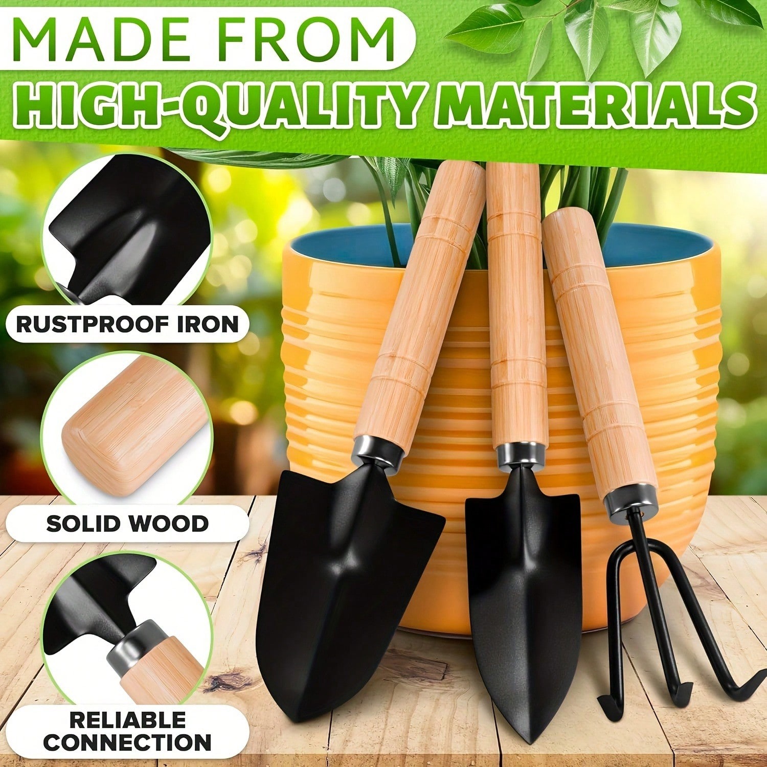 3PC/1 セットミニガーデニングツールセットポータブル小型 - Gardening Tools Shop のレビューと価格