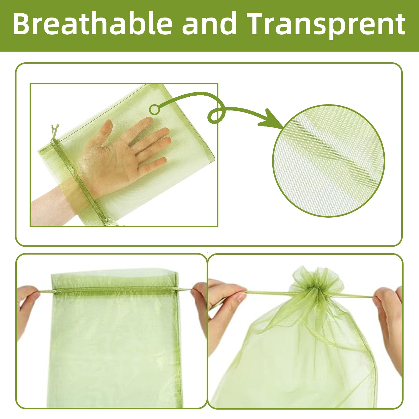 効果的な防鳥ネット、果物保護バッグ、植物育成カバー、イチゴ、 - Outdoor Planting Bag のレビューと価格