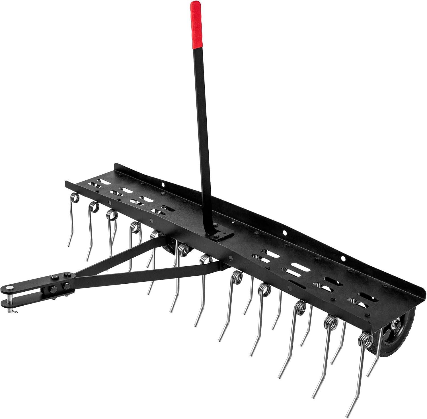 牽引式芝生脱草機レーキアタッチメント、頑丈なスプリングスチー - Gardening Tools Heavy Duty のレビューと価格