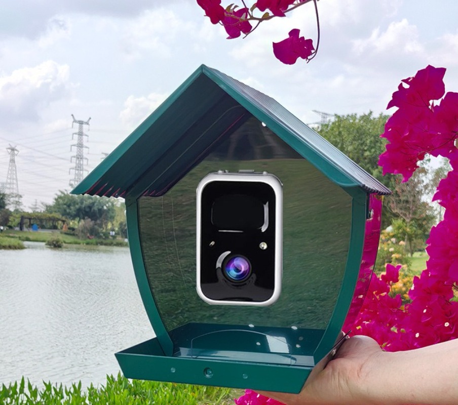 AI搭載のカメラ付き屋外用インテリジェントバードフィーダー、 - Gardening Tools With Definition のレビューと価格