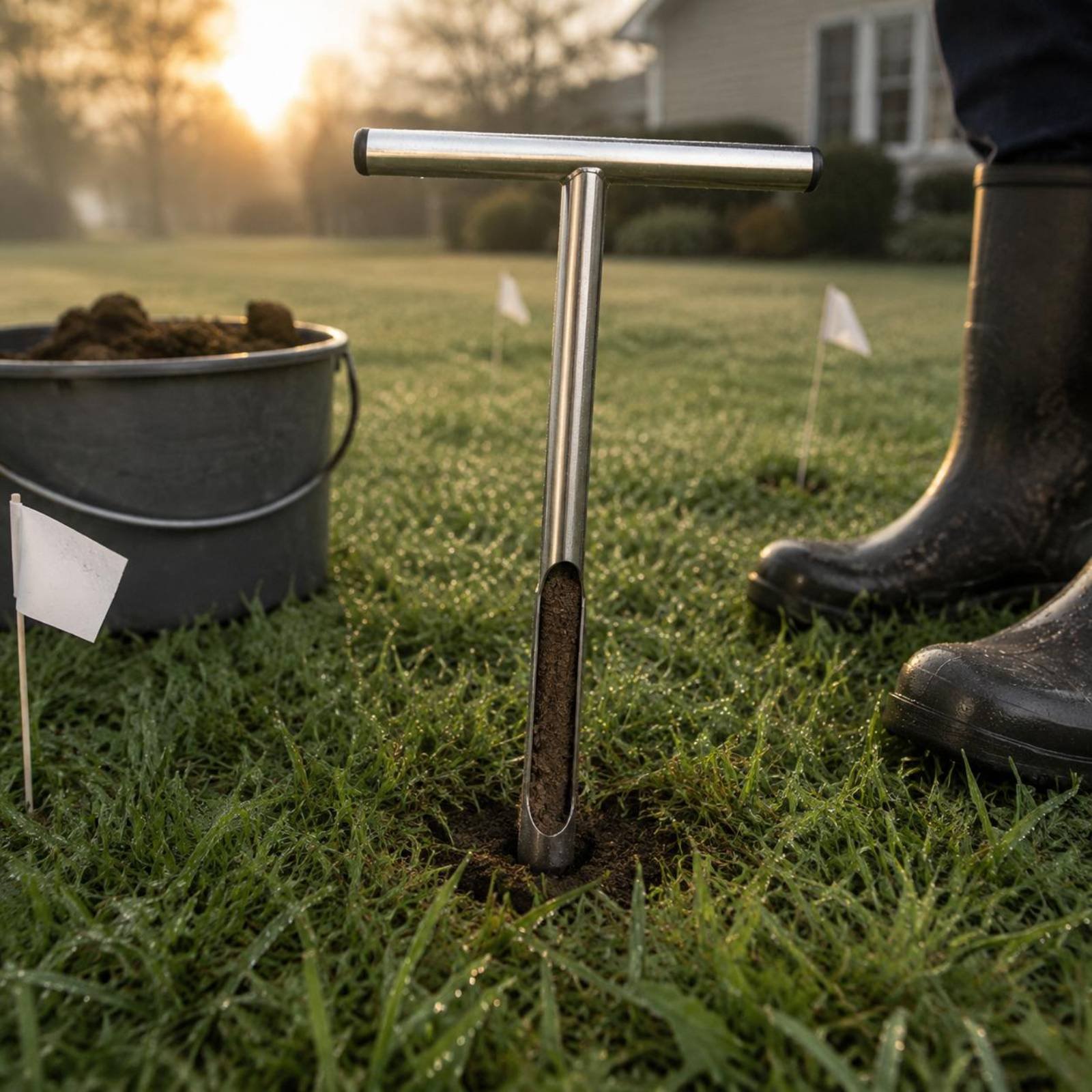 ステンレス鋼土壌サンプラー 使いやすい T ハンドル土壌サン - Gardening Tools Heavy Duty のレビューと価格