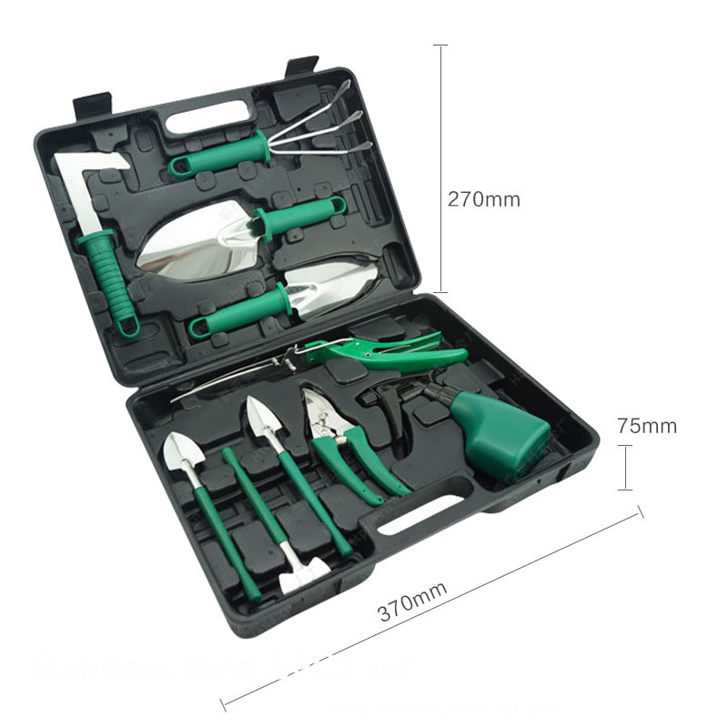 園芸工具セット ステンレス製 ヘビーデューティー キャリーケ - Gardening Tools Heavy Duty のレビューと価格