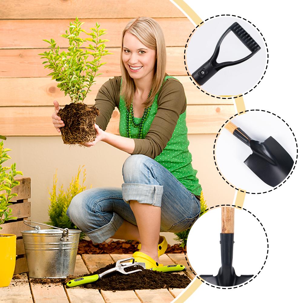 36 センチメートルガーデンシャベル木製ハンドル付きステンレ - Gardening Tools For 8 Year Olds のレビューと価格