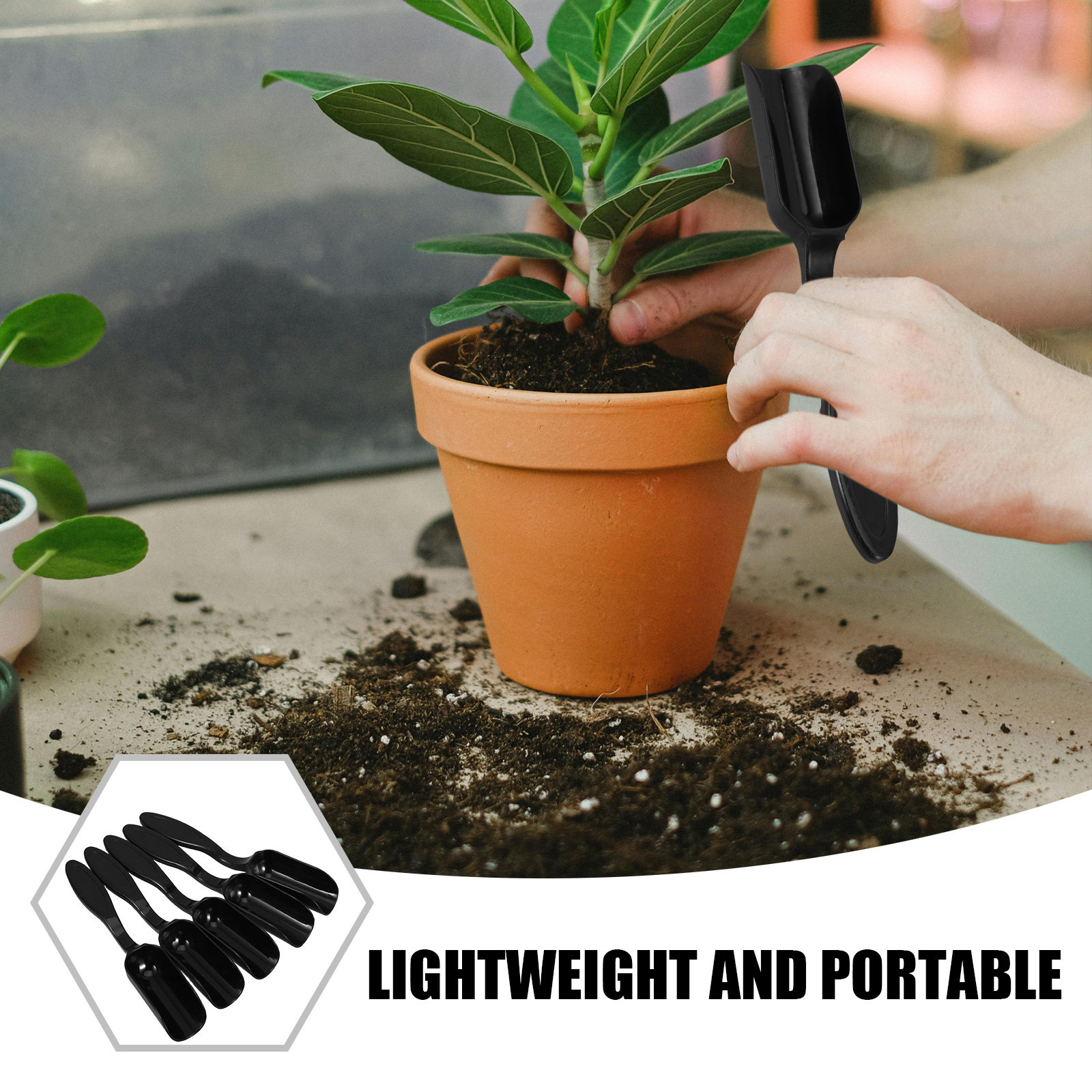 20個入りミニプラスチックシャベル、人間工学に基づいたグリッ - Garden Hand Trowel のレビューと価格