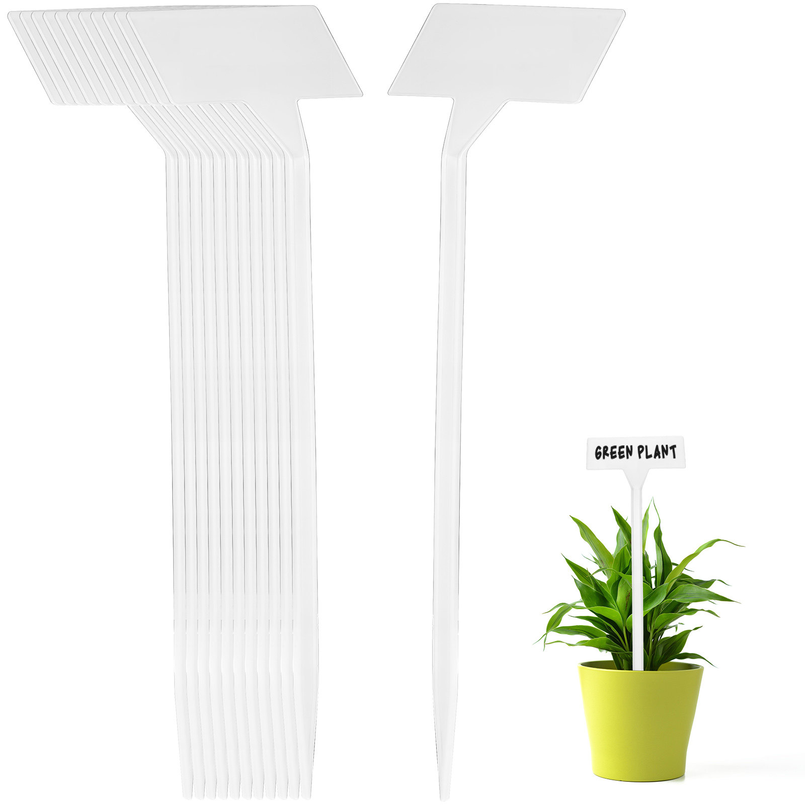 35個入り 植物ラベルステーク 無地プラスチックタグ 室内・ - Gardening Tools Names のレビューと価格