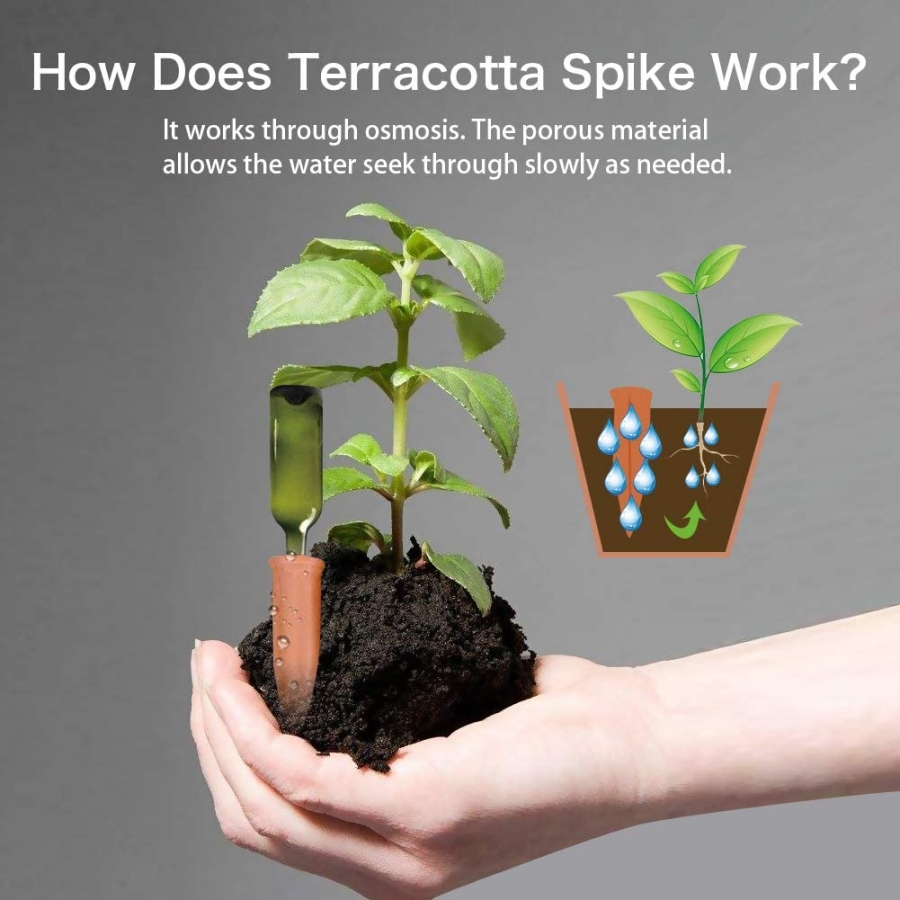 テラコッタの自動散水装置,点滴灌漑システムツール,ホームガー - Gardening Tools Kit For Home Garden のレビューと価格