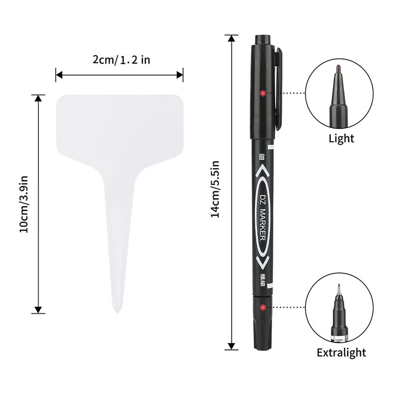 RANA 植物ラベル 300枚 4インチ プラスチック製 植 - Gardening Tools Names のレビューと価格