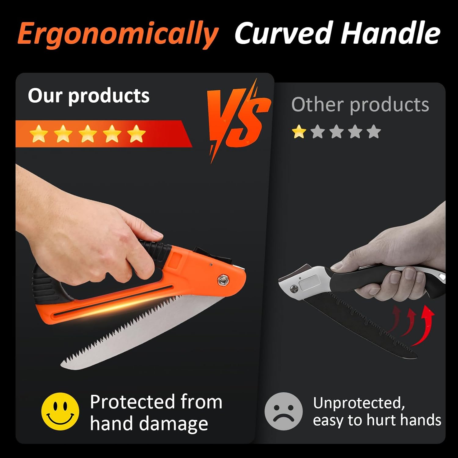 折りたたみ式携帯ハンドソー、木工用剪定鋸、庭用工具、キャンプ - Garden Hand Trowel のレビューと価格